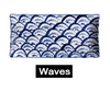 "Waves" Style, Japanese Hand Painted Rectangular Plate