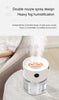 Air Humidifier USB Portable Charging with Night Light Double-Head Spray 2L