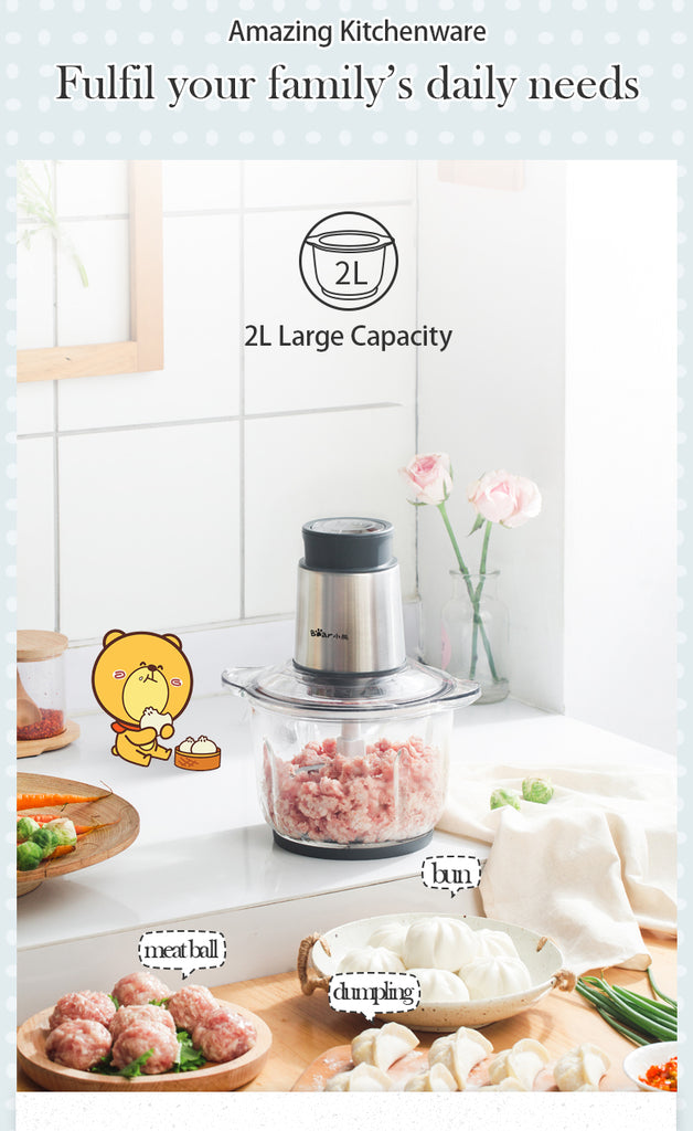 Bear food chopper QSJ-B03N1 QSJ-B03R2 