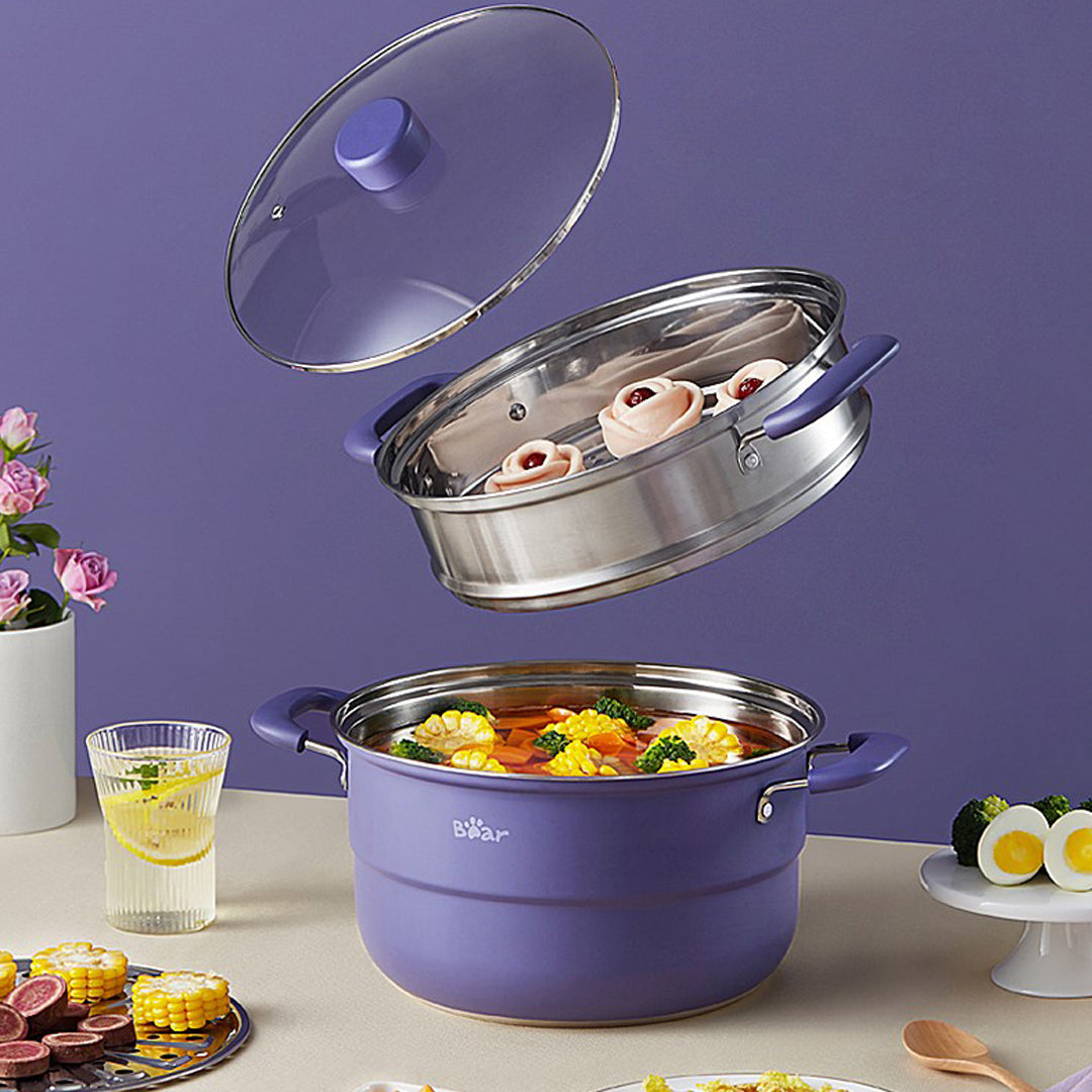 Oster Hali Stainless Steel Steamer Set with Lid