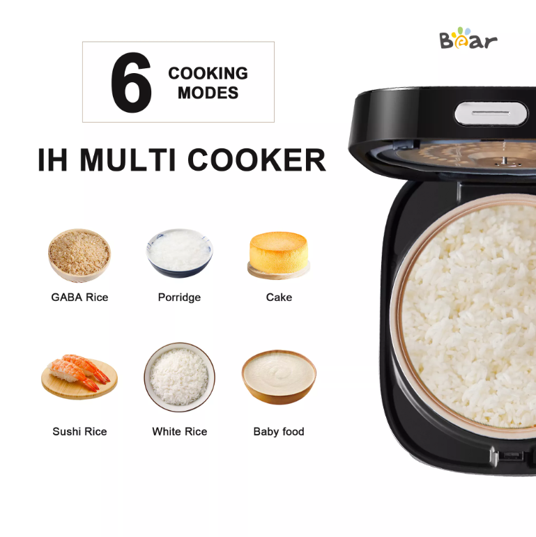 BEAR 4 Litre Intelligent Power Heating Rice Cooker DFB-Q40R5 – Twinkle ...