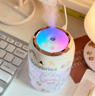 Cartoon Rabbit Humidifier With DIY Cute Stickers – Twinkle Glory