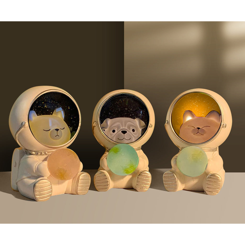 Cute Animal Astronaut Night Light Lamp