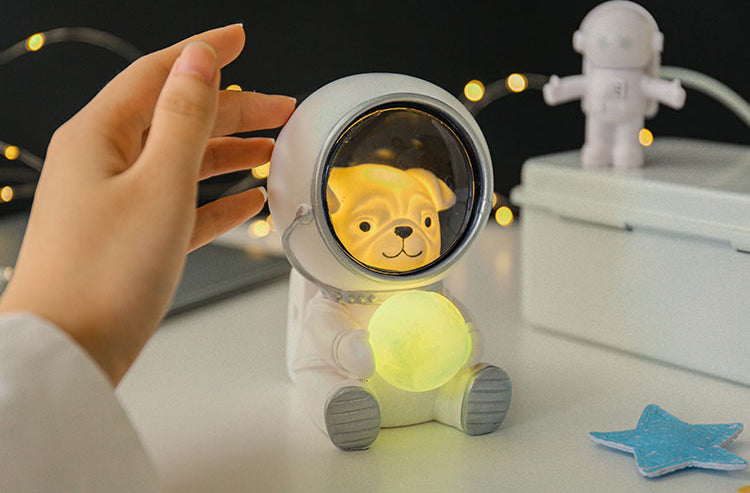 Cute Animal Astronaut Night Light Lamp