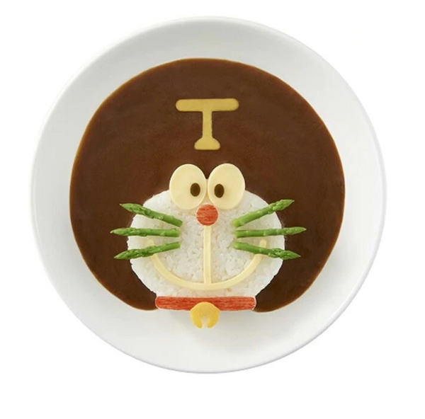 Doraemon Decoration Set Curry Rice Mould. Best gift idea for kids.