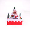 Generic Brand Premium Wooden Skiing Santa Claus Music Box | 1548