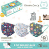 A box with 30 pcs of My Home Cat design 3ply Disposable face mask for adult