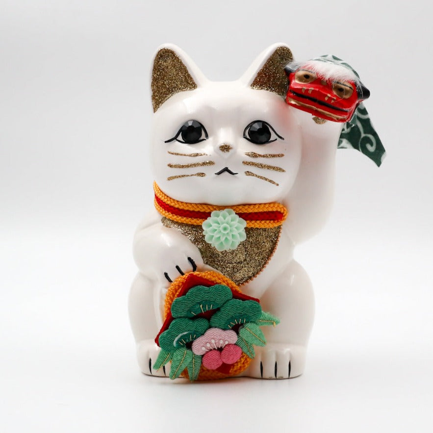 Goenneko Japanese Lion Dancing Lucky Cat