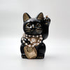 Goenneko Japanese Black Jewelry Lucky Cat