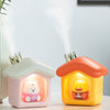 House Shape Night Light Water Humidifier with Yellow and Pink colour