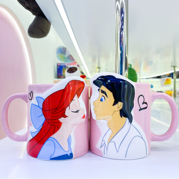 Disney Princess Pair Mugs Ariel and Eric