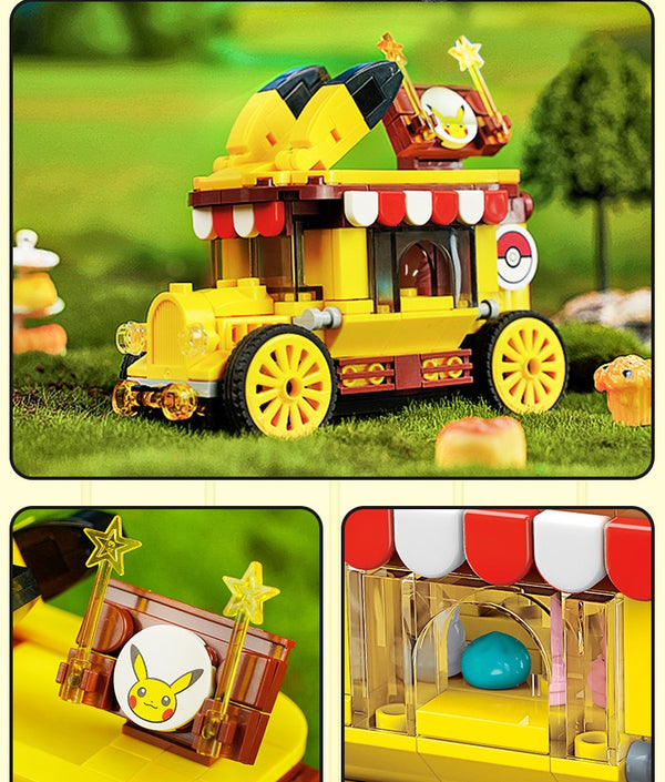 Keeppley Pokémon Pikachu Mini Bus Blocks Toy K20213