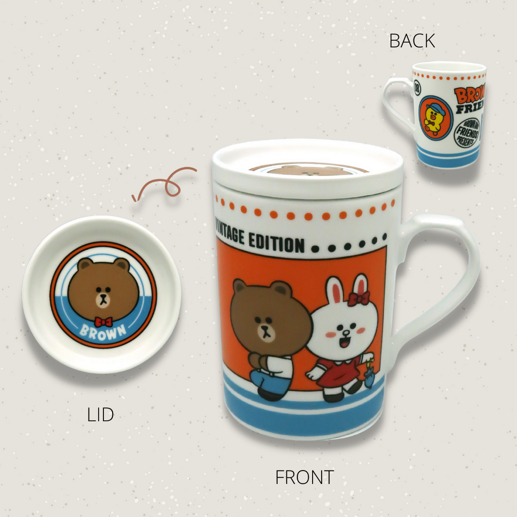 Line Friends Character Designs Ceramic Mug