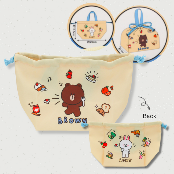 Line Friends Brown & Conny Lunch Bag