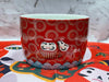 Red Lucky Cat Ceramic Bowl