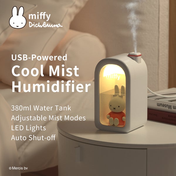 Miffy Cool Mist Humidifier 380ML with blue and orange colour