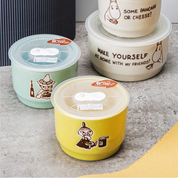 Moomin Porcelain Storage Container 4P Set