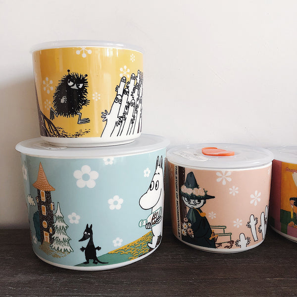 Three Moomin Ceramic Food Containers