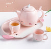 Pink Cute Sea Creature Ceramic Tea Set