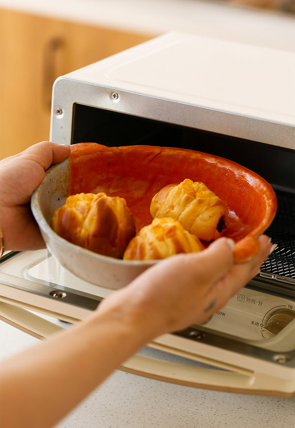 Placing Duck Pattern Ceramic Bowl into a microwave oven