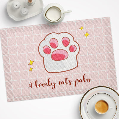 "Cat Paw", Table Mat