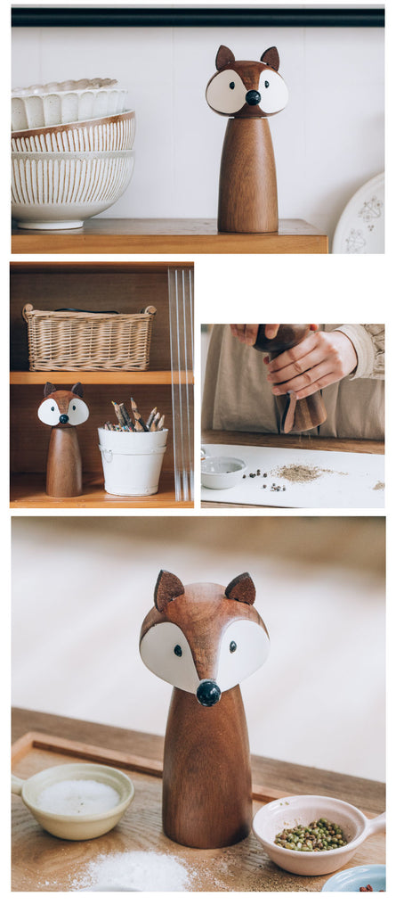 Use case for a Fox Wooden Manual Seasoning Grinder