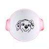 Dalmatian design dog shaped bowl