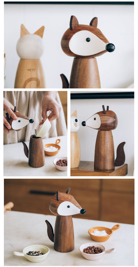 Use case overview of a Fox Wooden Manual Seasoning Grinder