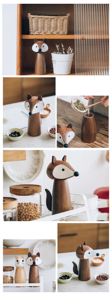 Use case for a Fox Wooden Manual Seasoning Grinder