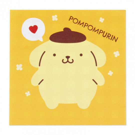 Sanrio Characters Square Memo Pad - Pompompurin