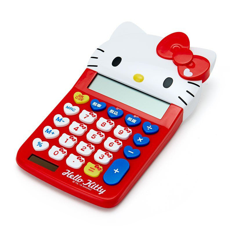 Sanrio Hello Kitty Face Key 12 Digit Calculator