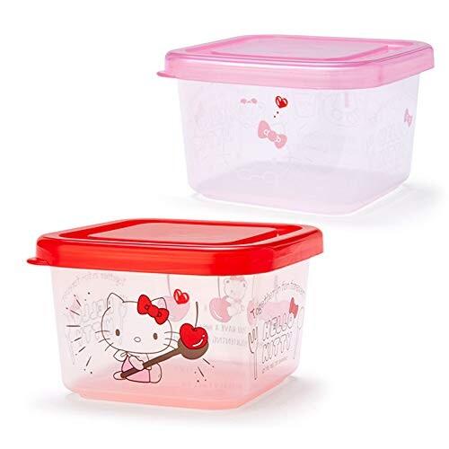 Sanrio Hello Kitty Mini Food Storage Container Set Of Two