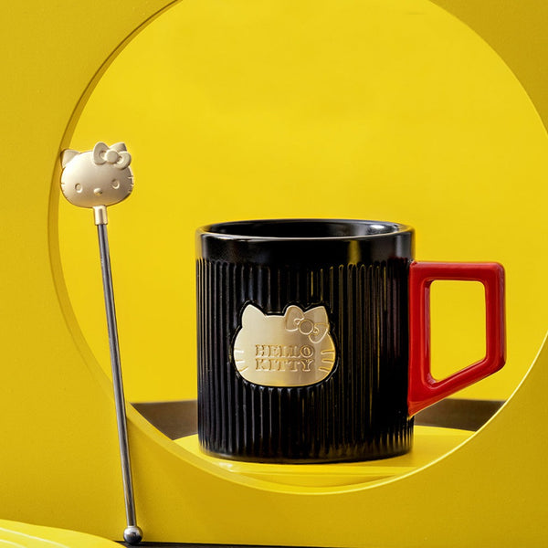 Sanrio Hello Kitty Stripe Ceramic Mug 350ml