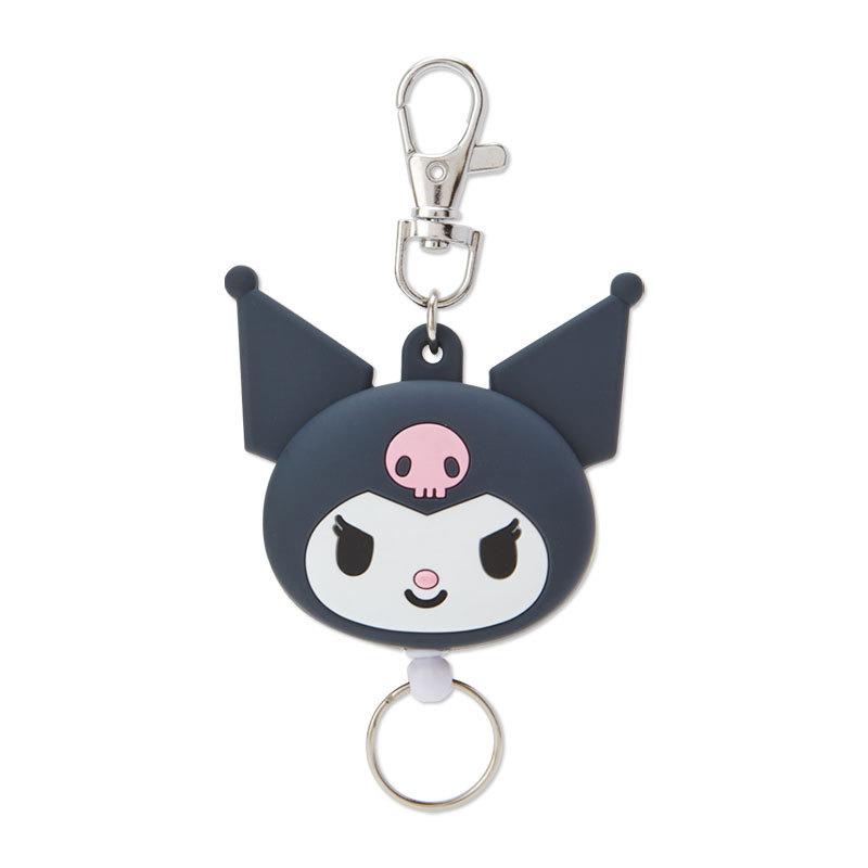 Sanrio Kuromi Face Retractable Keychain