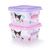 Sanrio Kuromi Mini Food Storage Container Set Of Two