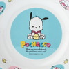 Sanrio Melamine Pochacco Curry and Pasta Plate Zoomed Top View