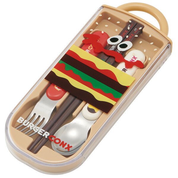 Skater Burger Children Cutlery 3 Pieces Set
