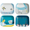 Skater Disney Alice in Wonderland Melamine Mini Plate 4Pcs Set