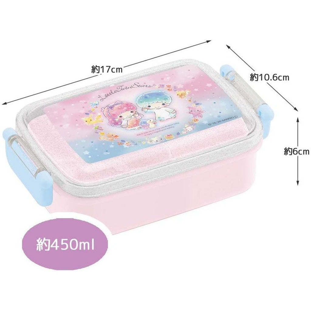 Skater Sanrio Little Twin Stars Bento Lunch Box 450ml