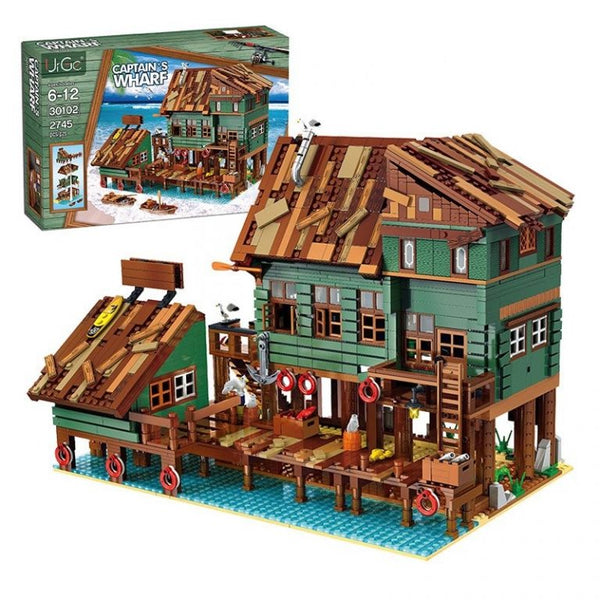 URGE Captain's Wharf Building Block Toy - 30102