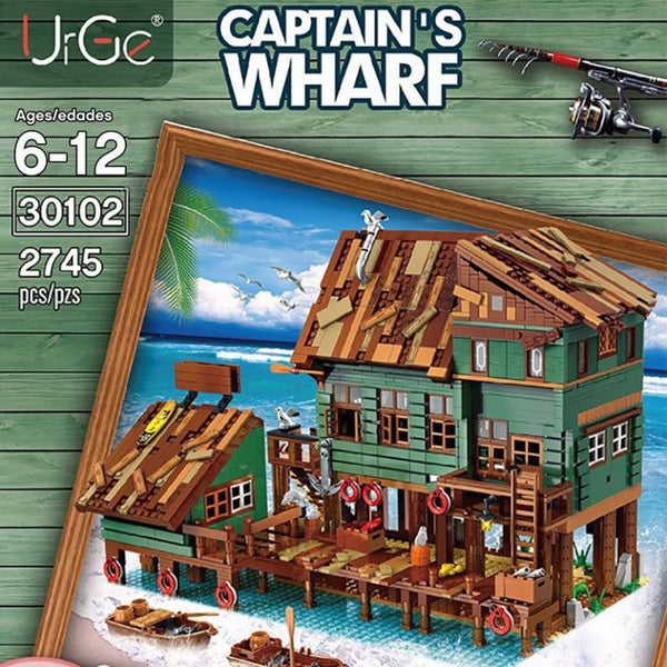 URGE Captain's Wharf Building Block Toy - 30102