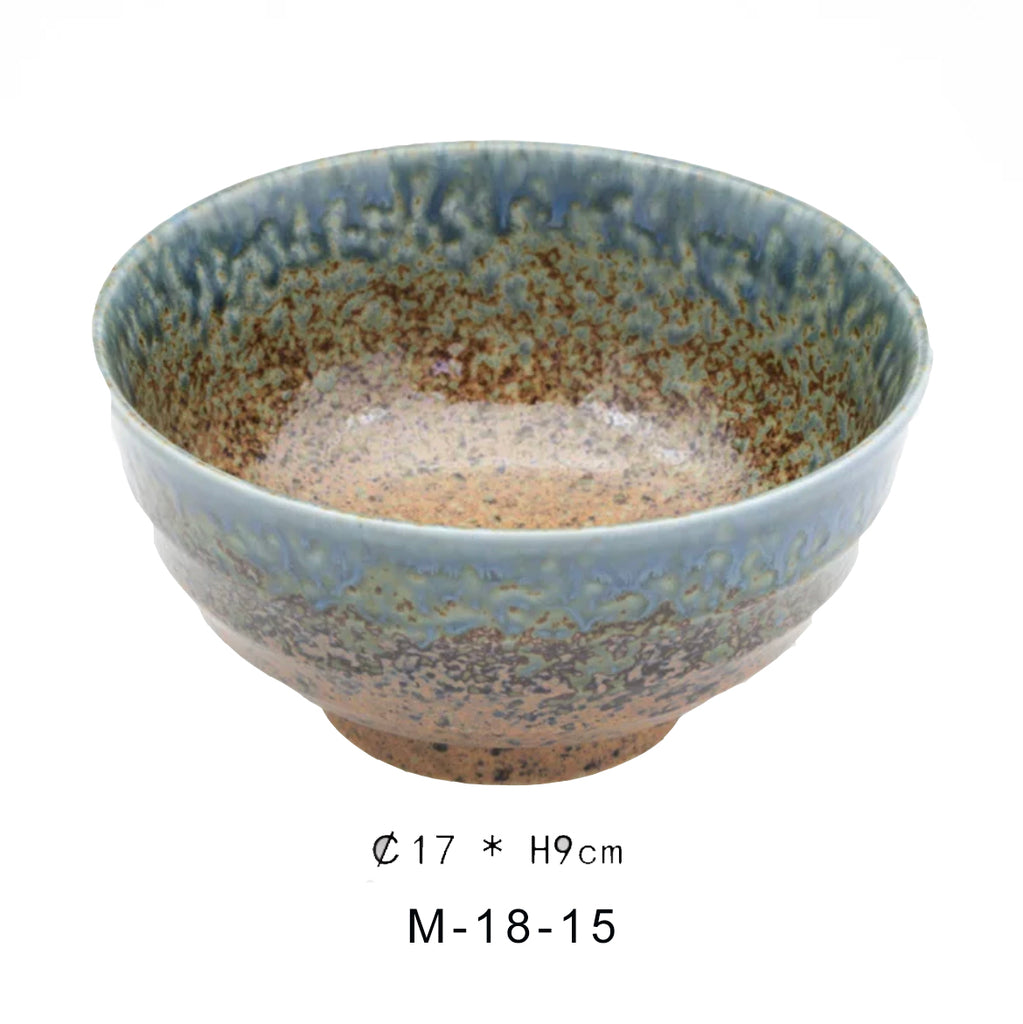 M-18-15, Japanese Porcelain Serving Bowl, 17 x 9.0 cm