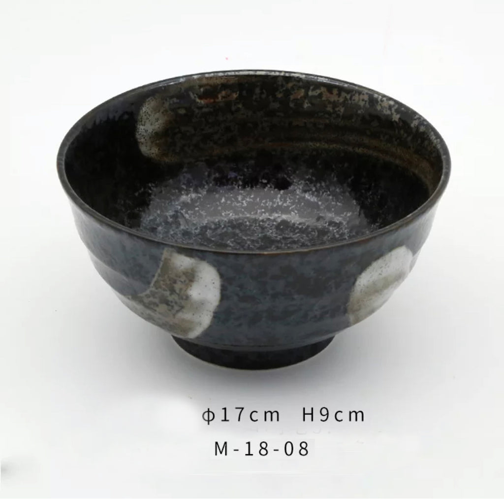 M-18-08, Japanese Porcelain Serving Bowl, 17 x 9.0 cm