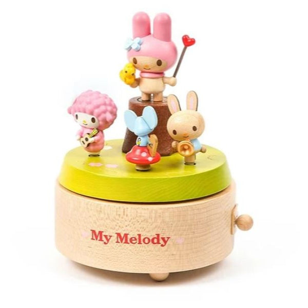 Wooderful life Sanrio My Melody Concert Multi Rotate Music Box