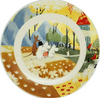 Moomin Luonto Round Plate With Moomin House Design