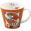 Moomin Mug with English Letter S and Little My