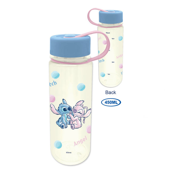 Disney Stitch & Angel Portable Sports Water Bottle 450ml