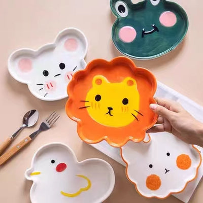 Modern Cartoon Animal Style Food Ceramic Plate – Twinkle Glory