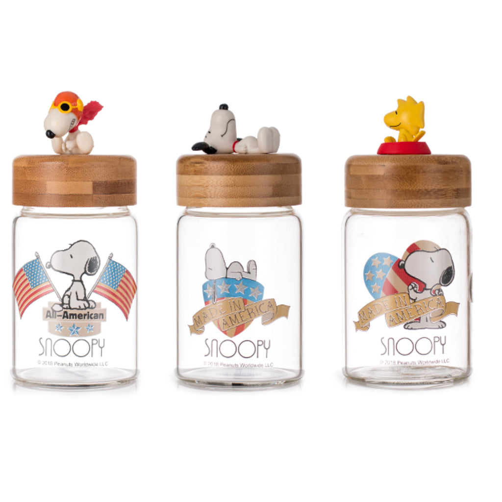 Peanuts Snoopy Food Storage Glass Containers