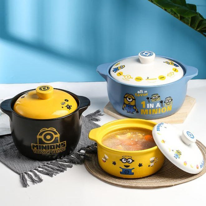 Various Minion Heat-Resistant Casserole with Lid designs